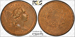 1794 Half Cent PCGS MS 67 Missouri .png